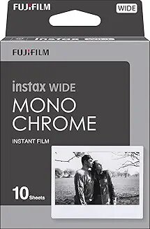 1 Fujifilm instax wide Film monochrome
