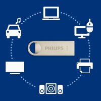 Philips USB 2.0             64GB Moon Vintage Silver