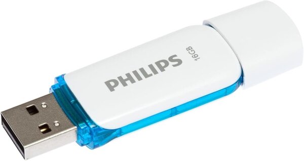 Philips USB 2.0 16GB Snow Edition Ocean Blue