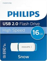 Philips USB 2.0 16GB Snow Edition Ocean Blue