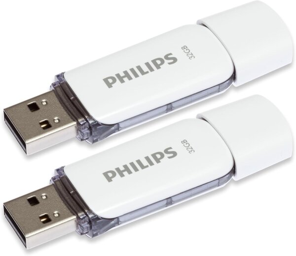 Philips USB 2.0 2-Pack      32GB Snow Edition Shadow Grey