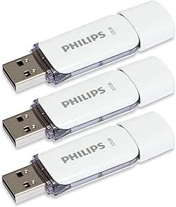 Philips USB 2.0 3-Pack      32GB Snow Edition Shadow Grey