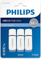 Philips USB 2.0 3-Pack      32GB Snow Edition Shadow Grey