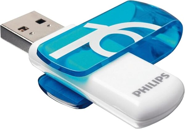 Philips USB 2.0             16GB Vivid Edition Ocean Blue
