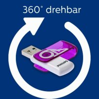 Philips USB 2.0 2-Pack      64GB Vivid Edition Magic Purple