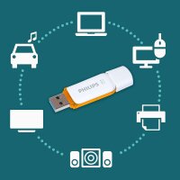 Philips USB 3.0 128GB Snow Edition Sunrise Orange