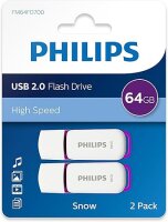 Philips USB 2.0 2-Pack      64GB Snow Edition Magic Purple