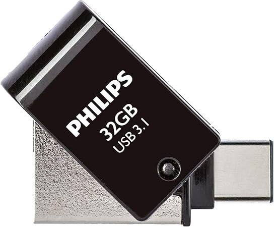 Philips 2 in 1 OTG          32GB USB 3.1 + USB C Midnight Black