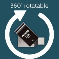 Philips 2 in 1 OTG          32GB USB 3.1 + USB C Midnight Black