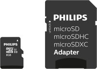 Philips MicroSDHC Card       8GB Class 10 UHS-I U1 incl....