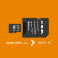 Philips MicroSDHC Card      32GB Class 10 UHS-I U1 incl....