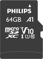 Philips MicroSDXC Card      64GB Class 10 UHS-I U1 incl. Adapter