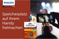 Philips MicroSDXC Card     256GB Class 10 UHS-I U3 incl. Adapter