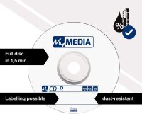 1x50 MyMedia CD-R 80 / 700MB 52x Speed Wrap