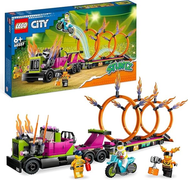 LEGO® City Stunttruck mit Feuerreifen-Challenge--60357