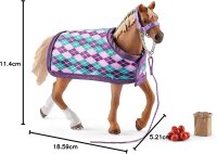 Schleich Horse Club        42360 Englisches Vollblut mit Decke