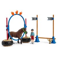 Schleich Farm World        42482 Pony Agility Rennen