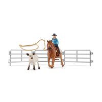 Schleich Farm World     42577 Team Roping mit Cowgirl