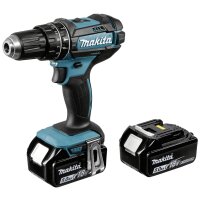 Makita DHP482RTJ 18V 2x Akku Akku-Schlagbohrschrauber