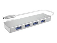 ICY BOX IB-HUB1425-C3, 4 Port USB 3.2 Gen 1 Type-C® Hub, 1x Type-C zu 4x Type-A