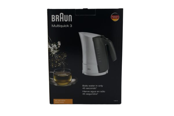 Braun WK300 AquaExpress Wasserkocher weiß