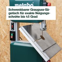 Metabo BAS 261 Precision Elektro-Bandsäge