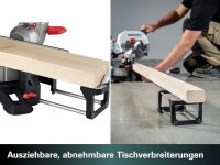 metabo Kappsäge KGS 216 M - 1200 W - Mit Zugfunktion, Präzisionsschnitt, LED-Schattenlinie, robustes Aluminiumdesign - Ideal für Holz- und Metallarbeiten - Inkl. Maschinenständer KSU 251 und Zubehör