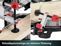 metabo Kappsäge KGS 216 M - 1200 W - Mit Zugfunktion, Präzisionsschnitt, LED-Schattenlinie, robustes Aluminiumdesign - Ideal für Holz- und Metallarbeiten - Inkl. Maschinenständer KSU 251 und Zubehör