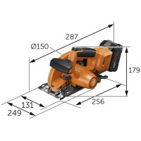 Fein AHKS 18-57 AS Akku-Handkreissäge