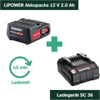 Metabo PowerMaxx SGS 12 Q Akku-Strauch- und Grassschere