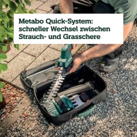 Metabo PowerMaxx SGS 12 Q Akku-Strauch- und Grassschere