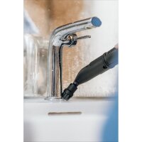 Kärcher Dampfreiniger SC 4 EasyFix, Dampfdruck: 3,5 bar, Aufheizzeit: 4 min., Leistung: 2.000 W, Flächenleistung: 100 m², 2-Tank-System: 0,5 l + 0,8 l, mit Bodenreinigungsset EasyFix, Düsen und Bezüge