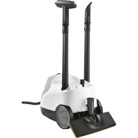 Kärcher Dampfreiniger SC 4 EasyFix, Dampfdruck: 3,5 bar, Aufheizzeit: 4 min., Leistung: 2.000 W, Flächenleistung: 100 m², 2-Tank-System: 0,5 l + 0,8 l, mit Bodenreinigungsset EasyFix, Düsen und Bezüge