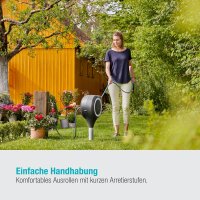 Gardena Garten-Schlauchbox RollUp S, 15 m, weiß