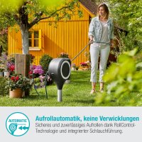 Gardena Garten-Schlauchbox RollUp S, 15 m, weiß