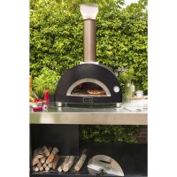 Alfa Forni Moderno 1 Pizza Holz Schiefer Grau