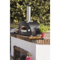 Alfa Forni Moderno 1 Pizza Holz Schiefer Grau