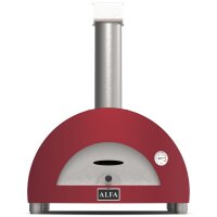 Alfa Forni Moderno 1 Pizza Holz Antik Rot