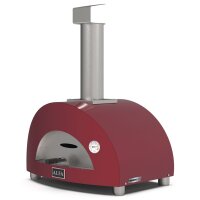 Alfa Forni Moderno 1 Pizza Holz Antik Rot