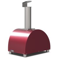Alfa Forni Moderno 1 Pizza Holz Antik Rot
