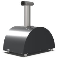 Alfa Forni Moderno 2 Pizze Holz Schiefer Grau