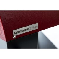 Alfa Forni Moderno 2 Pizze Holz Antik Rot