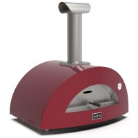 Alfa Forni Moderno 2 Pizze Holz Antik Rot