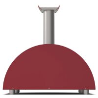 Alfa Forni Moderno 2 Pizze Holz Antik Rot