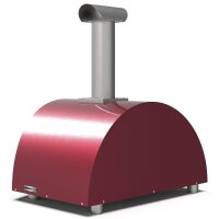 Alfa Forni Moderno 2 Pizze Holz Antik Rot