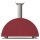 Alfa Forni Moderno 2 Pizze Holz Antik Rot