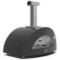 Alfa Forni Moderno 3 Pizze Holz Schiefer Grau