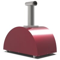 Alfa Forni Moderno 3 Pizze Holz Antik Rot