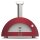 Alfa Forni Moderno 3 Pizze Holz Antik Rot