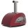 Alfa Forni Moderno 3 Pizze Holz Antik Rot